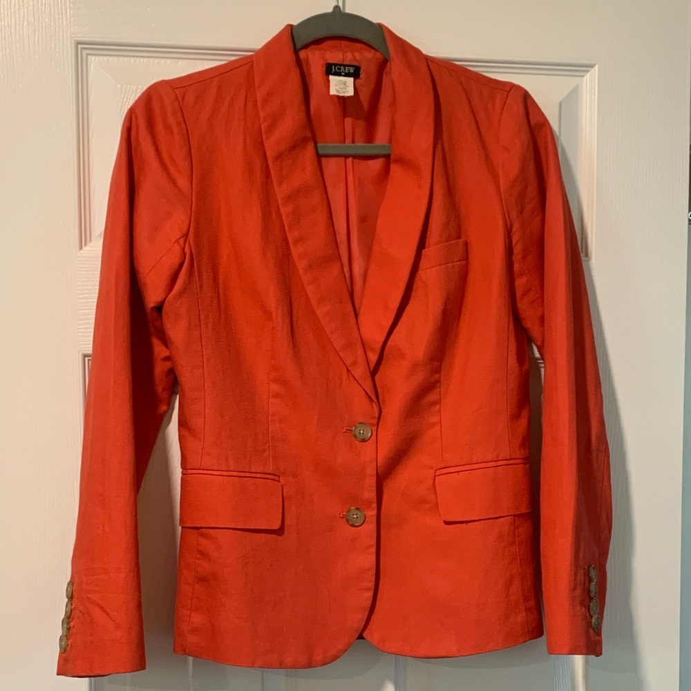 J. Crew Orange Blazer